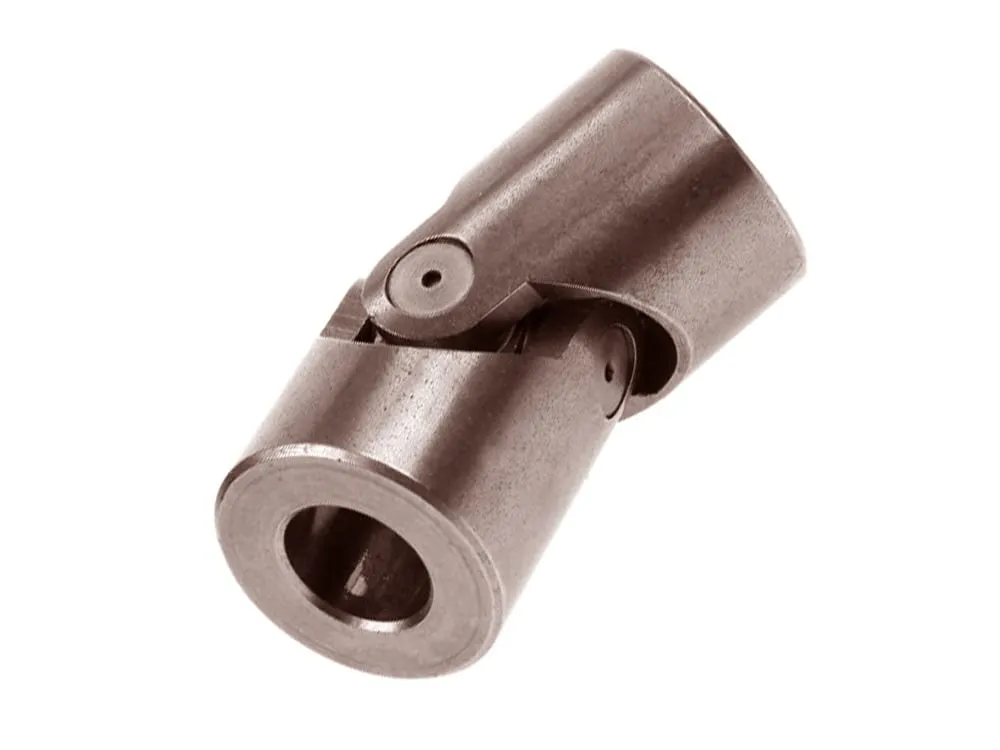 Khớp nối chữ thập: Một khớp các đăng đơn thép nghiêng góc, đầu trục có lỗ then