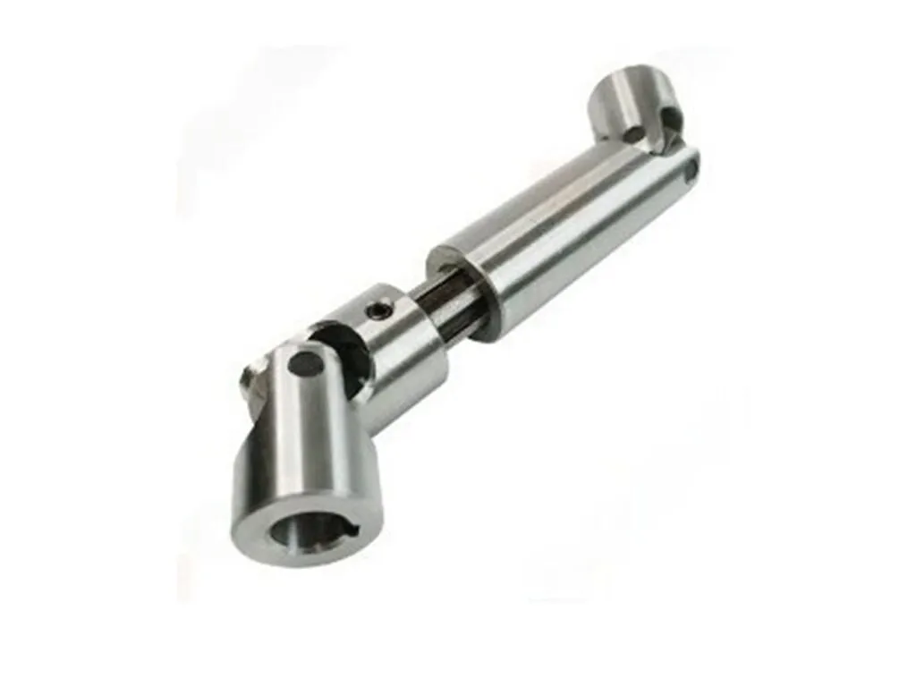 Khớp nối chữ thập: Trục các đăng đôi bằng inox dài, hai đầu khớp gập góc