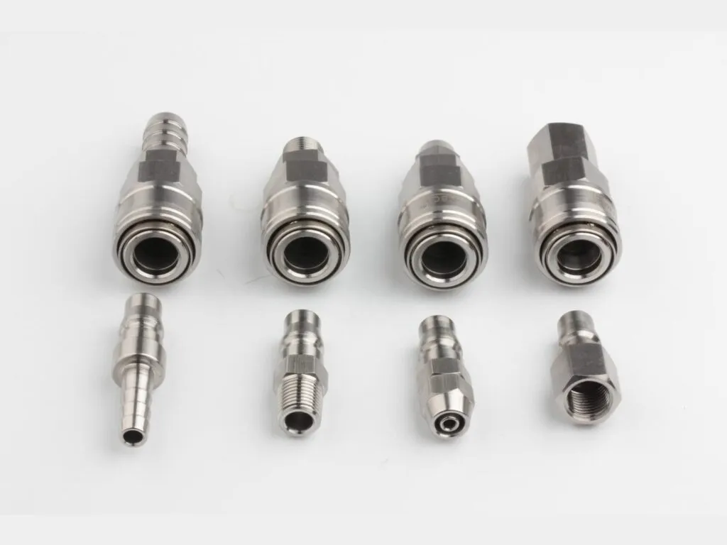 Khớp nối nhanh khí nén SF, PF: Hai hàng khớp nối nhanh, đầu cái phía trên đầu đực phía dưới