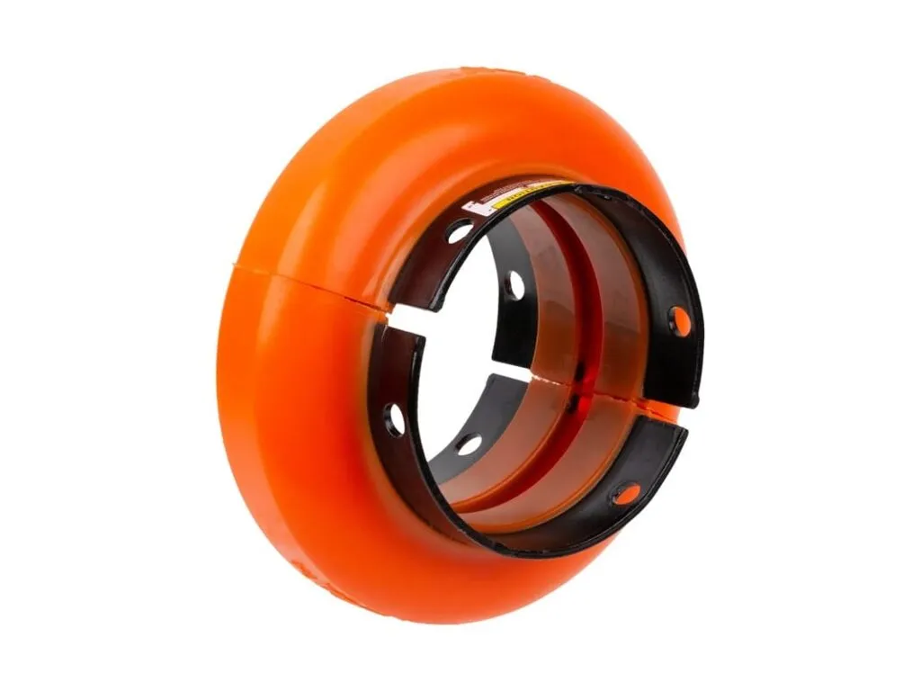 Khớp nối omega: Vòng elastomer omega cam nghiêng, vòng kim loại đen bên trong