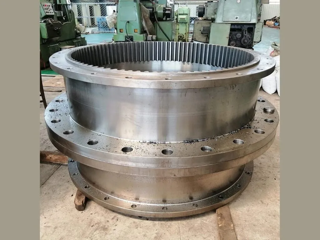 Khớp nối răng vỏ thép: Vỏ khớp nối răng thép cỡ lớn có răng trong và lỗ bích