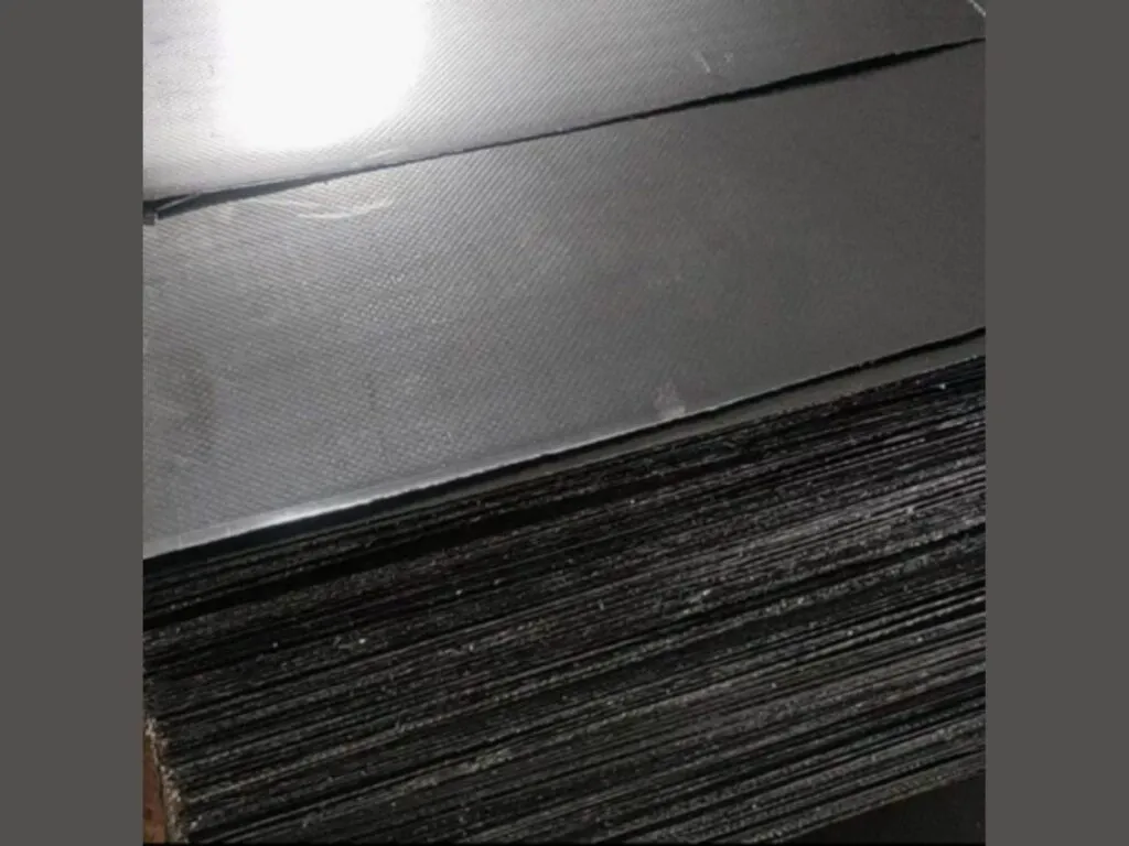 Tấm gioăng graphite: Cạnh chồng tấm graphite dày ép nhiều lớp