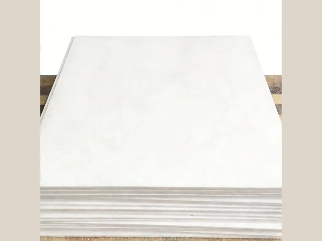 Tấm teflon PTFE: Mép chồng tấm teflon mỏng nhiều lớp