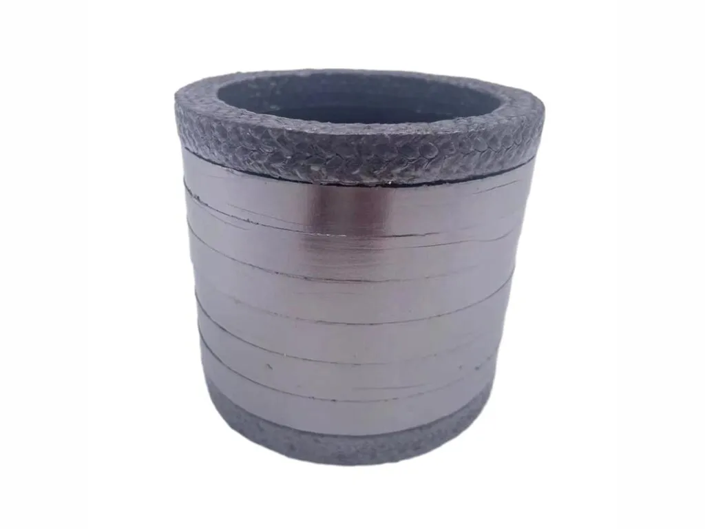 Vòng graphite nén: Bộ vòng chì graphite xếp chồng, mép viền sợi tết